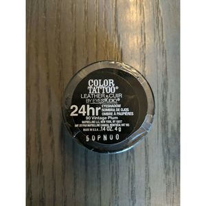 MAYBELLINE Leather 24HR EYE SHADOW Vintage Plum